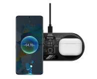 Baseus Podwójna ładowarka bezprzewodowa Qi Digital LED Display 20W - 1234379 - zdjęcie 6